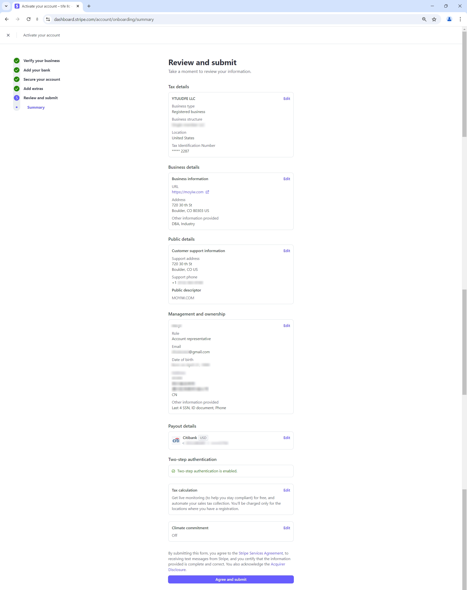 图片[38]-Stripe 条纹使用美国执照注册教程：跨境收款账号合规开通流程