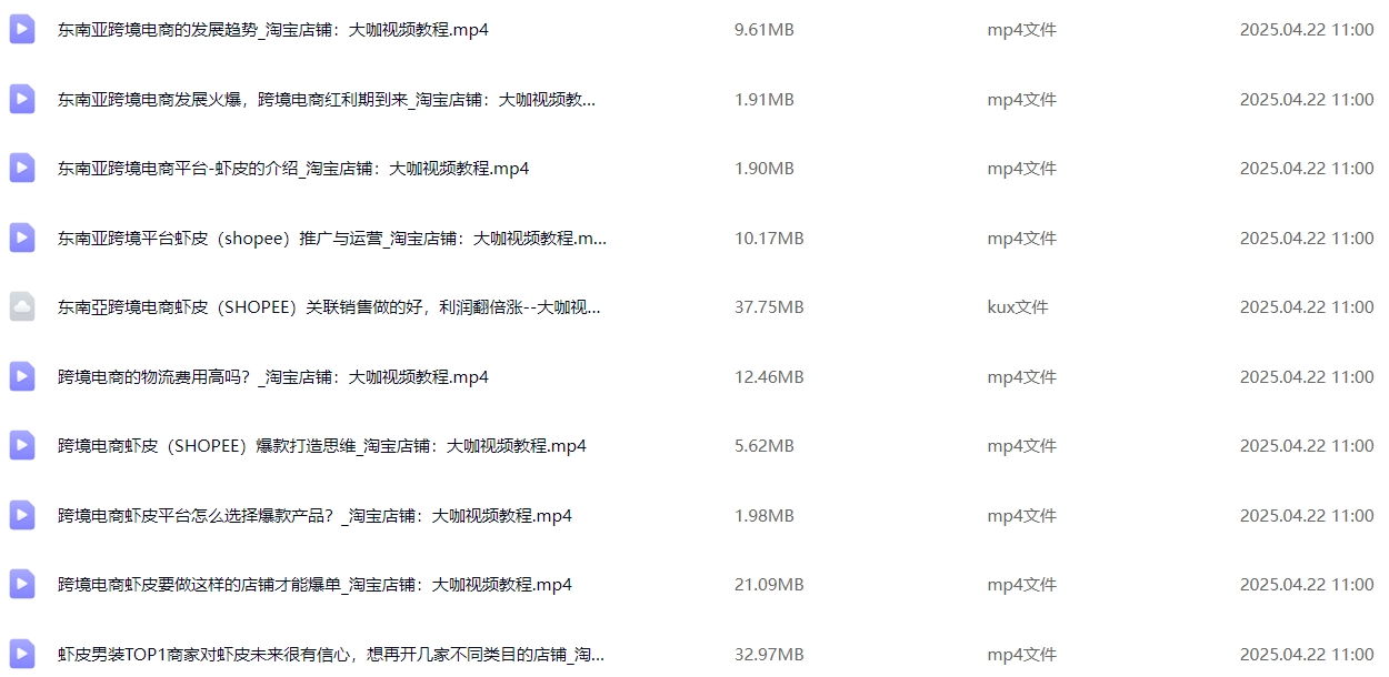 图片[12]-Shopee 跨境电商基础运营实操课：从开店准备到日常运营